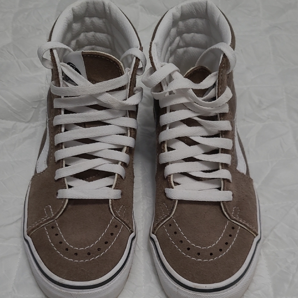 Vans Unisex Taupe High-Top Sneakers